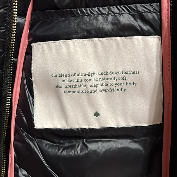 Kate Spade black puffer jacket - Picture 6 of 6